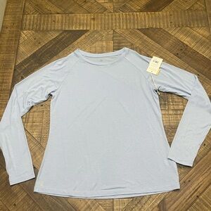 Free Fly Apparel Sky Blue Long Sleeve Tee